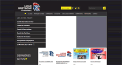 Desktop Screenshot of handball-bretagne.com
